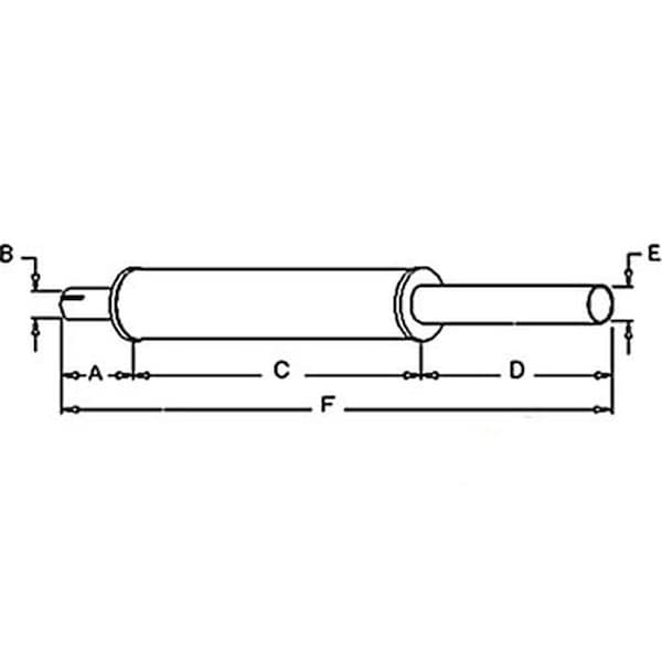 Aftermarket Muffler G45727 - main